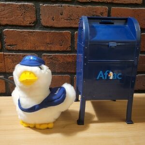 Aflac Postman Duck Talking Plush Toy with Mailbox